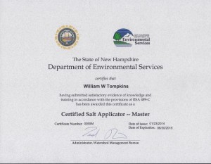 NH Salt Institute Certification